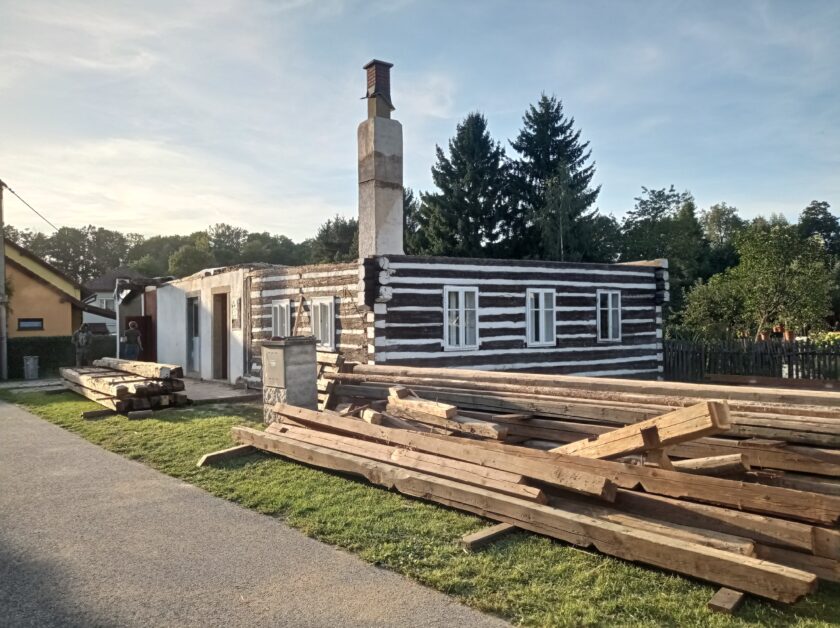 Rekonstrukce skautské klubovny ve Verměřovicích